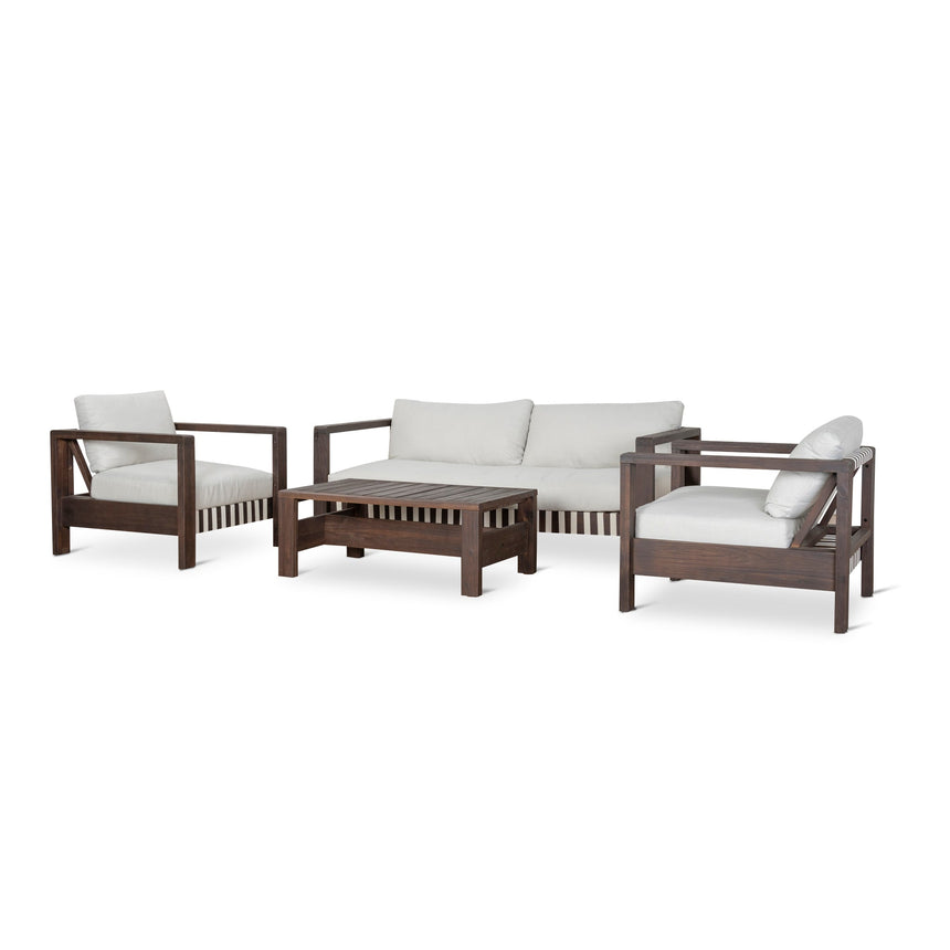 4pcs Outdoor Lounge Set | Royal Sand | Myka Home