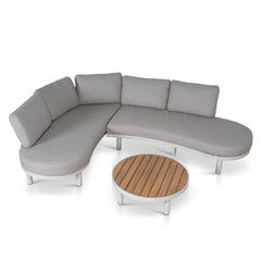 2pcs Outdoor Corner Lounge Set | Light Brown | Myka Home