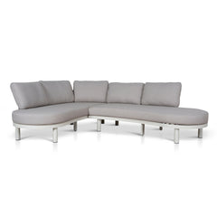 2pcs Outdoor Corner Lounge Set | Light Brown | Myka Home