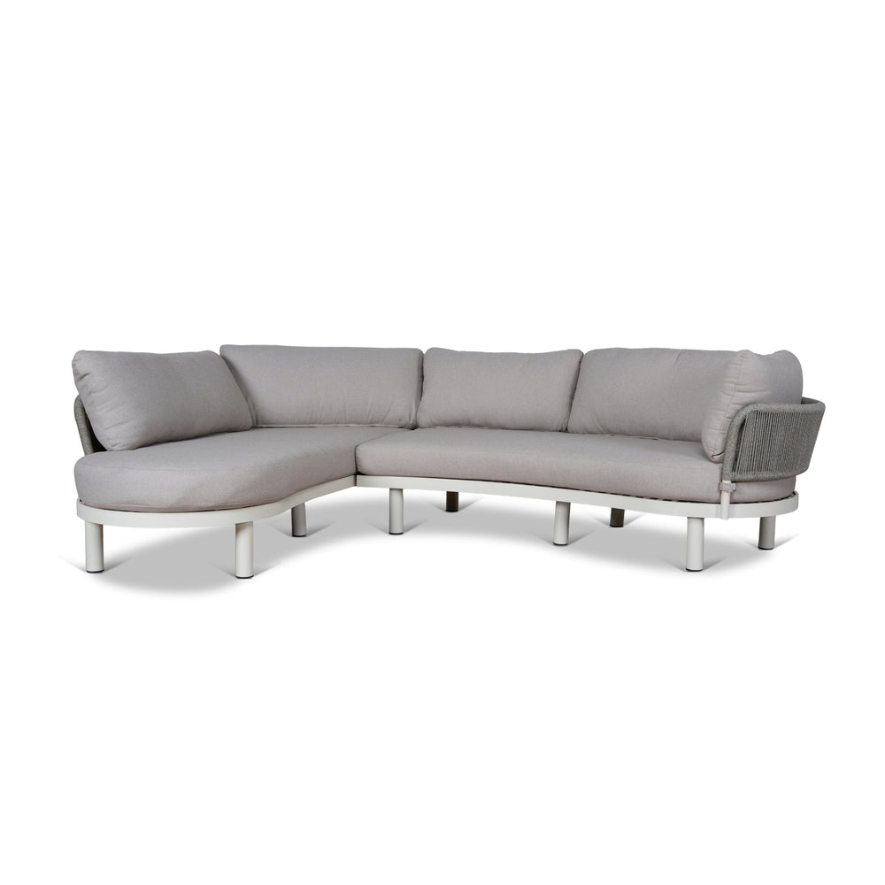 Outdoor Corner Sofa | Light Brown | Myka Home