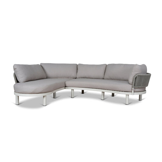 Outdoor Corner Sofa | Light Brown | Myka Home