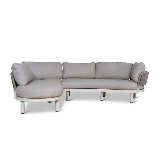 Outdoor Corner Sofa | Light Brown | Myka Home