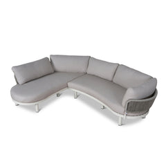 Outdoor Corner Sofa | Light Brown | Myka Home
