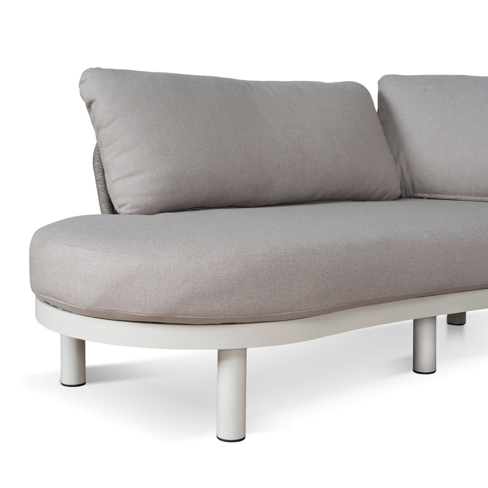 Outdoor Corner Sofa | Light Brown | Myka Home - View 5