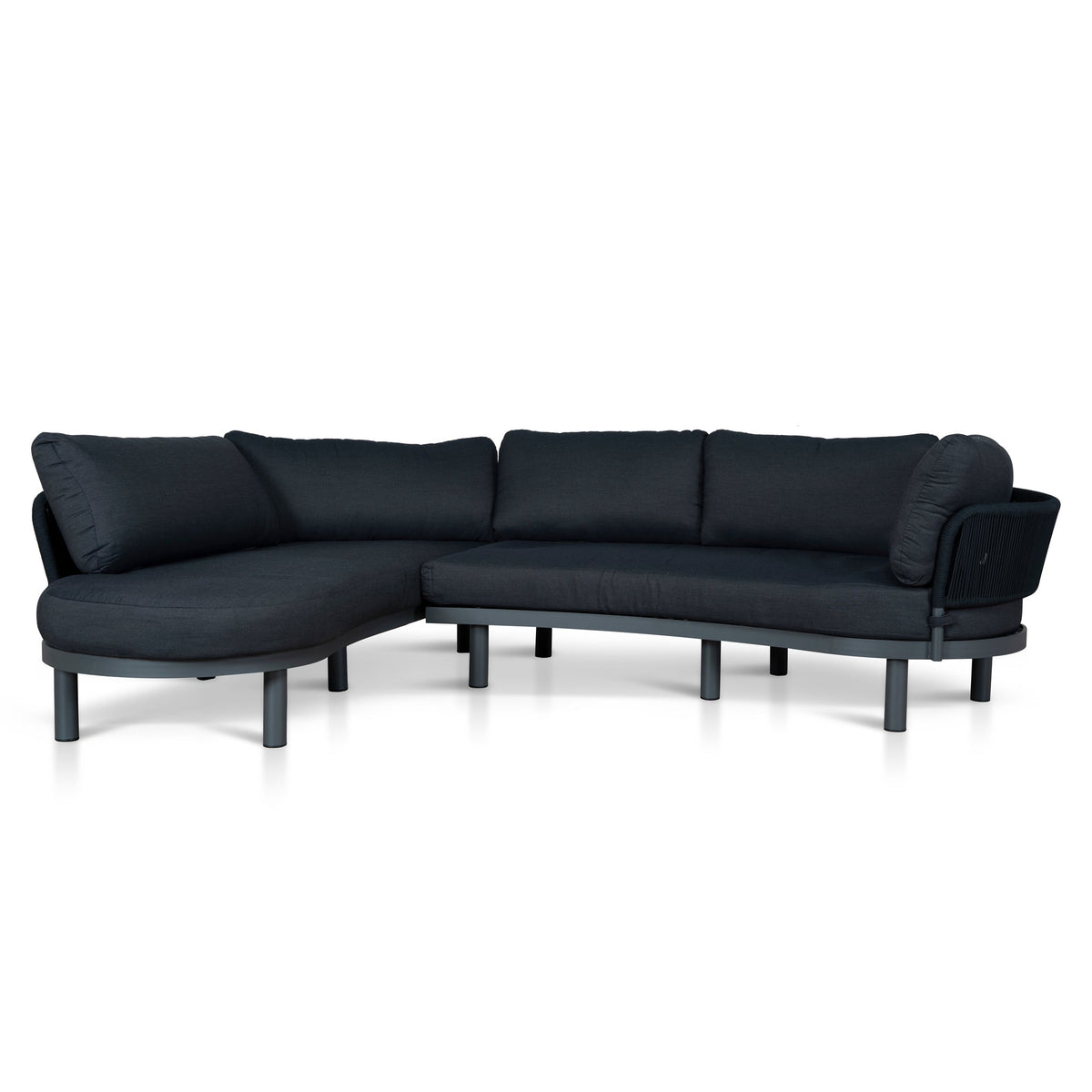 Outdoor Corner Sofa | Royal Dark Grey | Myka Home