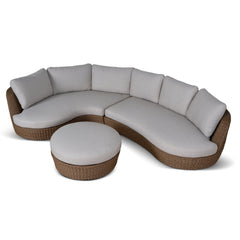 2pcs Outdoor Corner Lounge Set | Light Brown | Myka Home