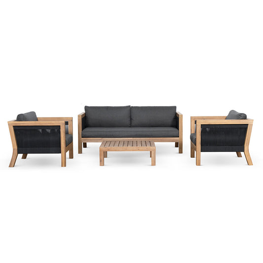 4pcs Outdoor Lounge Set | Myka Home