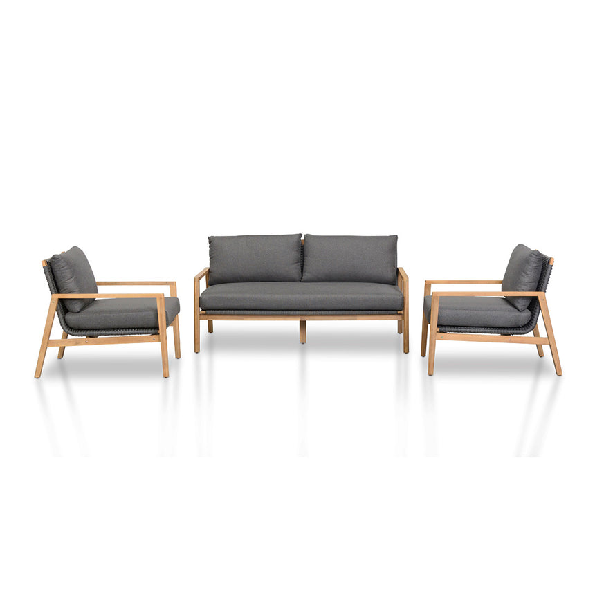 3pcs Outdoor Seating Set | Myka Home - View 2