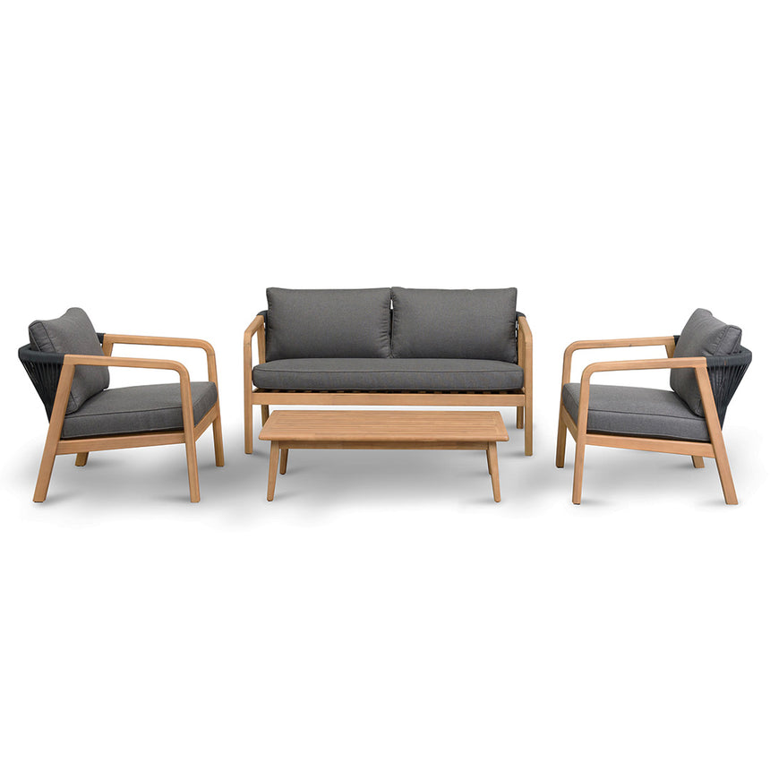4pcs Outdoor Lounge Set | Myka Home - View 2