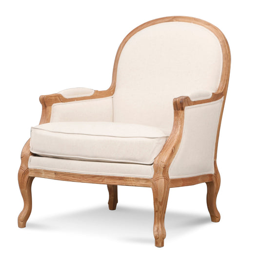Fabric Armchair - Light Beige