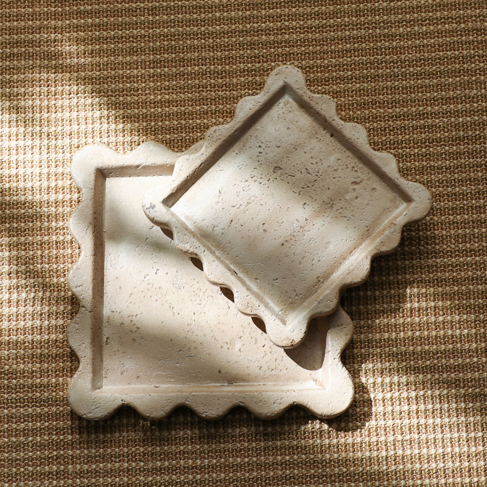 Wavy Edge Plate B | Myka Home - View 2