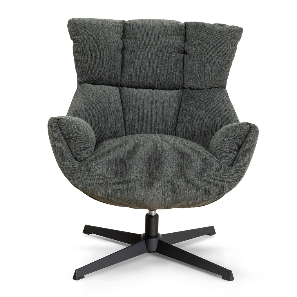 Swivel Armchair | Dark Fern Green | Myka Home