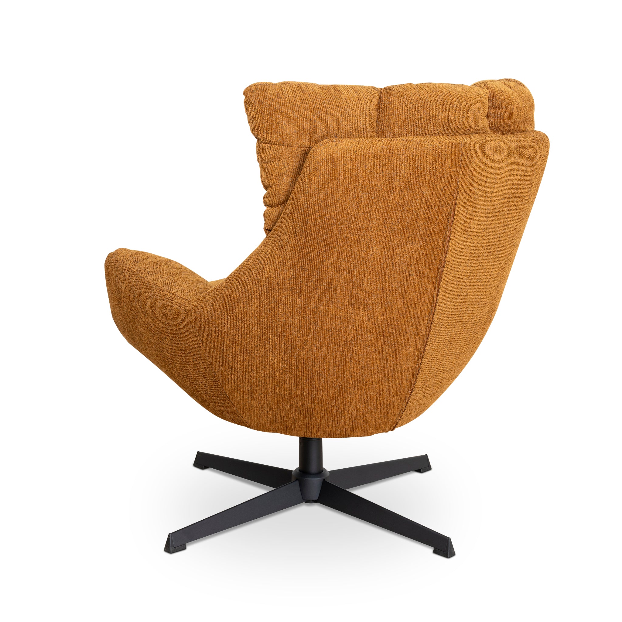 Swivel Armchair | Honey Yellow | Myka Home