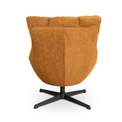 Swivel Armchair | Honey Yellow | Myka Home