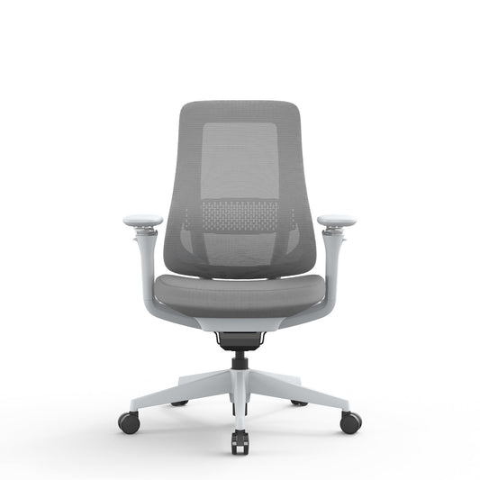 Mesh Office Chair | Light Grey | Myka Home