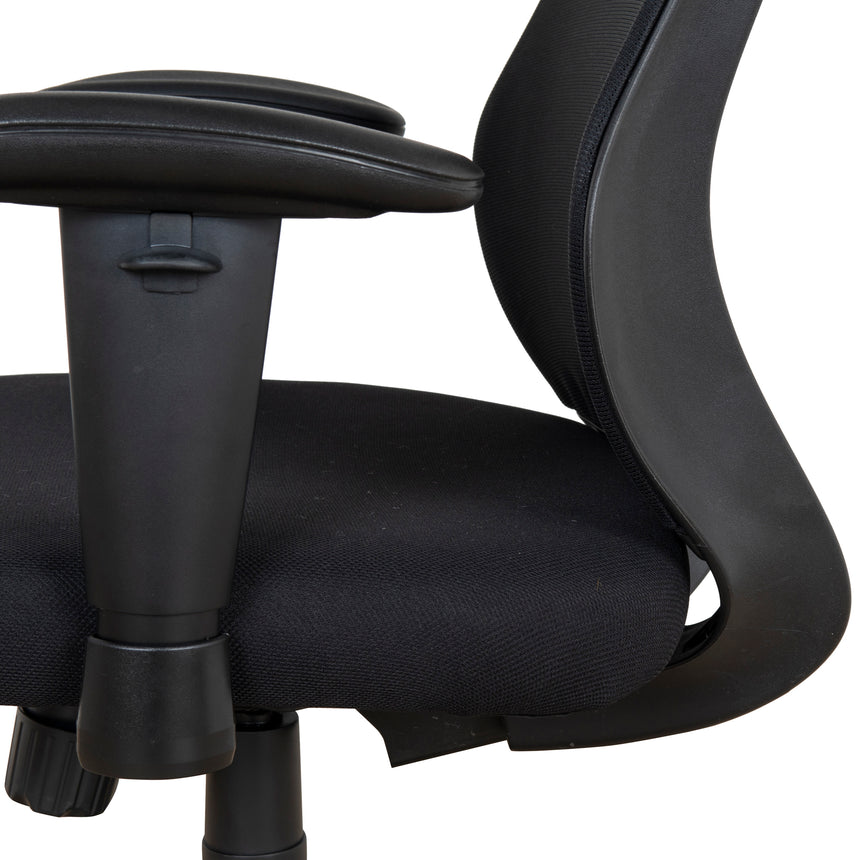 Office Chair | Full Black | Myka Home - View 14