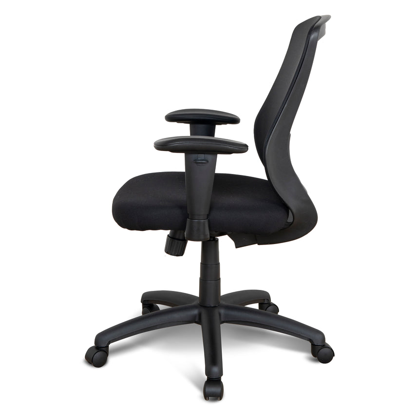 Office Chair | Full Black | Myka Home - View 3