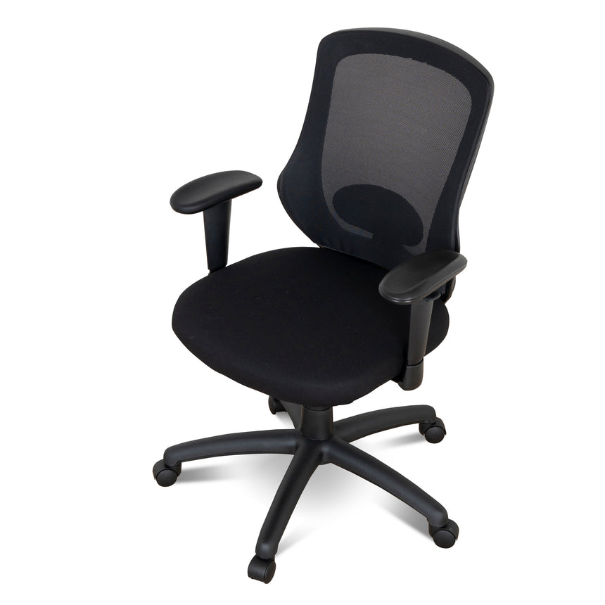 Office Chair | Full Black | Myka Home - View 6