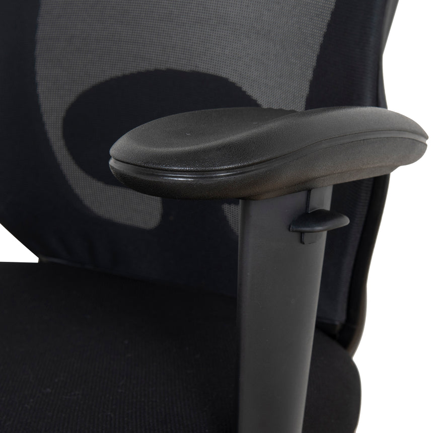 Office Chair | Full Black | Myka Home - View 8