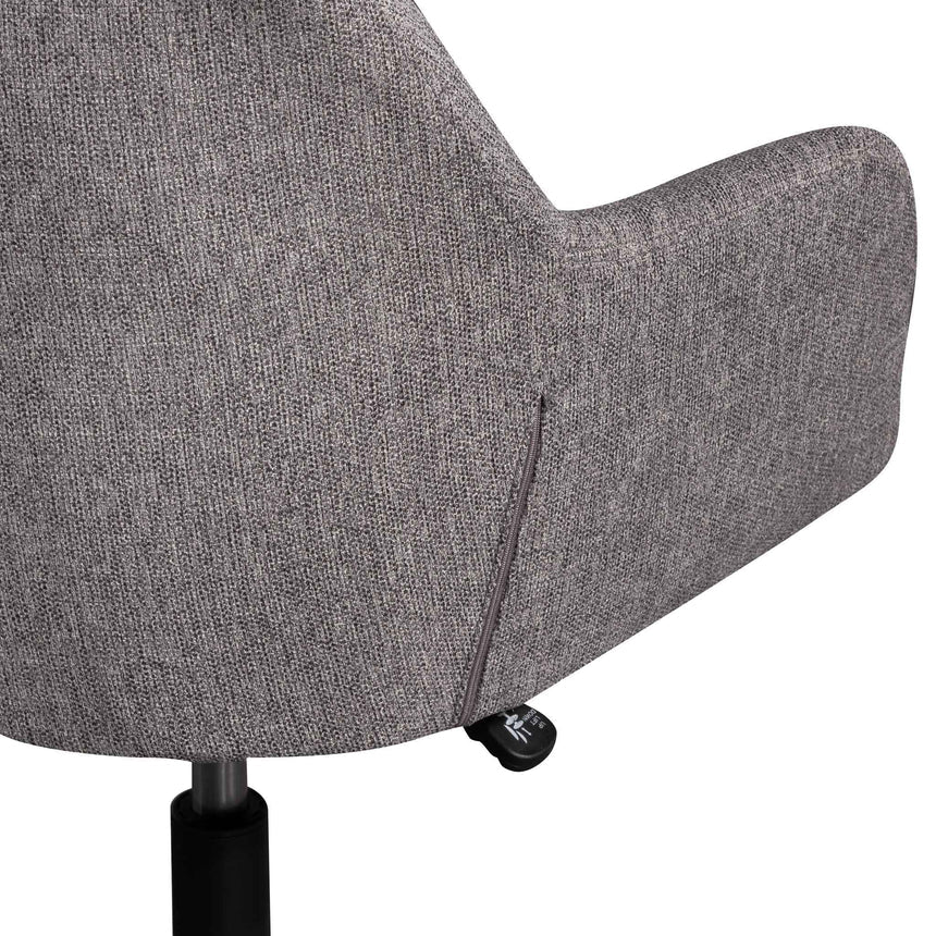 Fabric Office Chair | Lead Grey | Myka Home - View 7