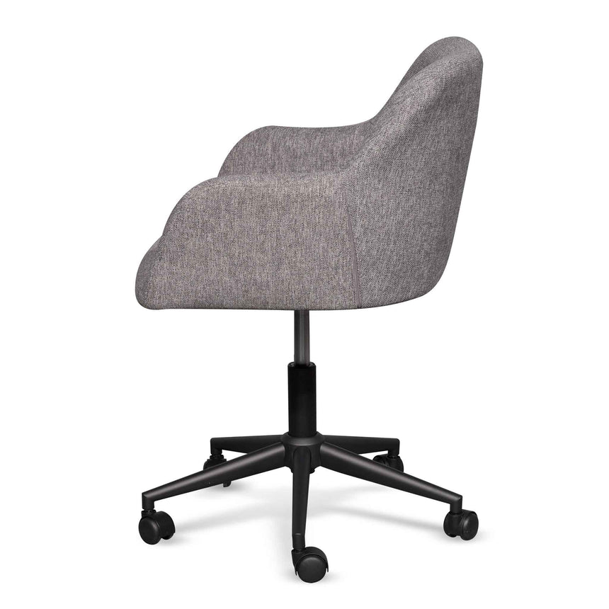 Fabric Office Chair | Lead Grey | Myka Home - View 2