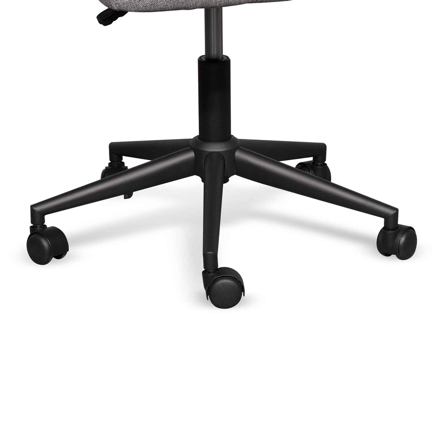 Fabric Office Chair | Lead Grey | Myka Home - View 6