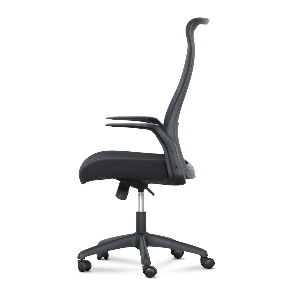 Mesh Office Chair | Black | Myka Home - View 3