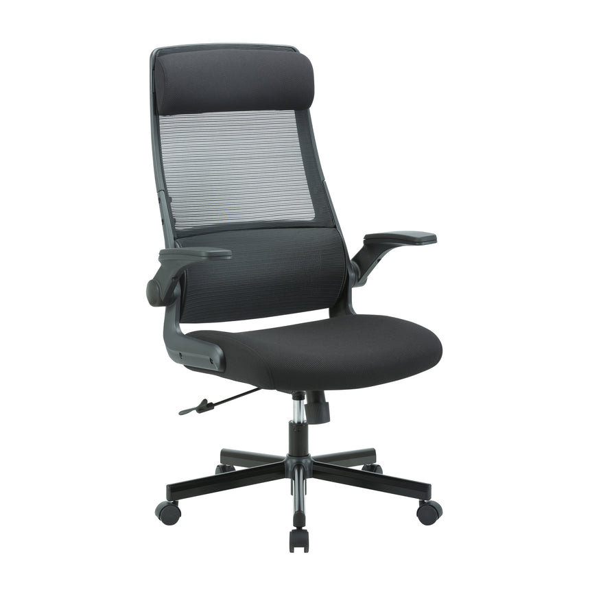 Mesh Ergonomic Office Chair | Black | Myka Home