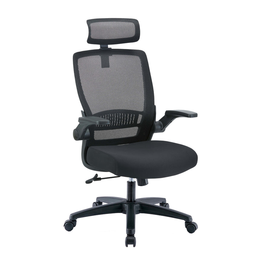 Mesh Ergonomic Office Chair | Black | Myka Home