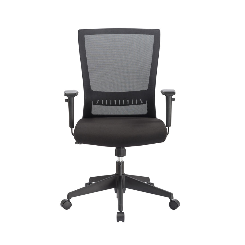 Mesh Ergonomic Office Chair | Black | Myka Home - View 2