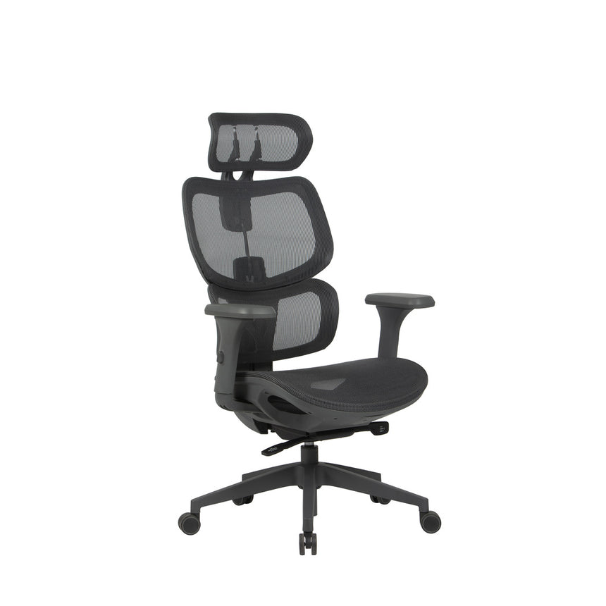 Mesh Office Chair | Full Black | Myka Home