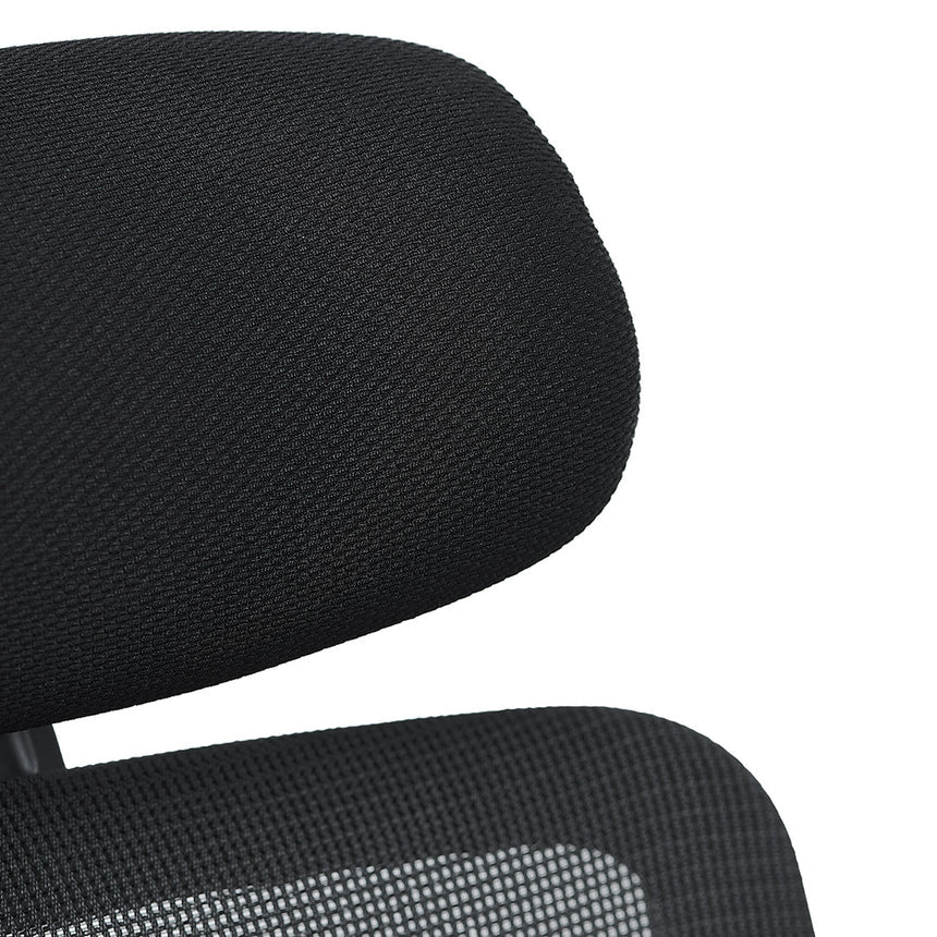 Mesh Office Chair | Full Black | Myka Home - View 3