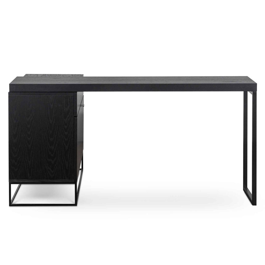 Extendable Home Office Desk | Black | Myka Home - View 12