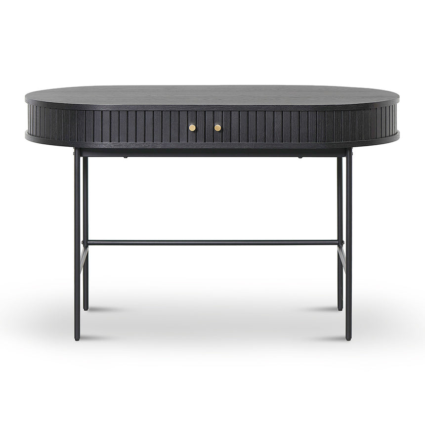 1.2m Home Office Desk | Full Black | Myka Home - View 2