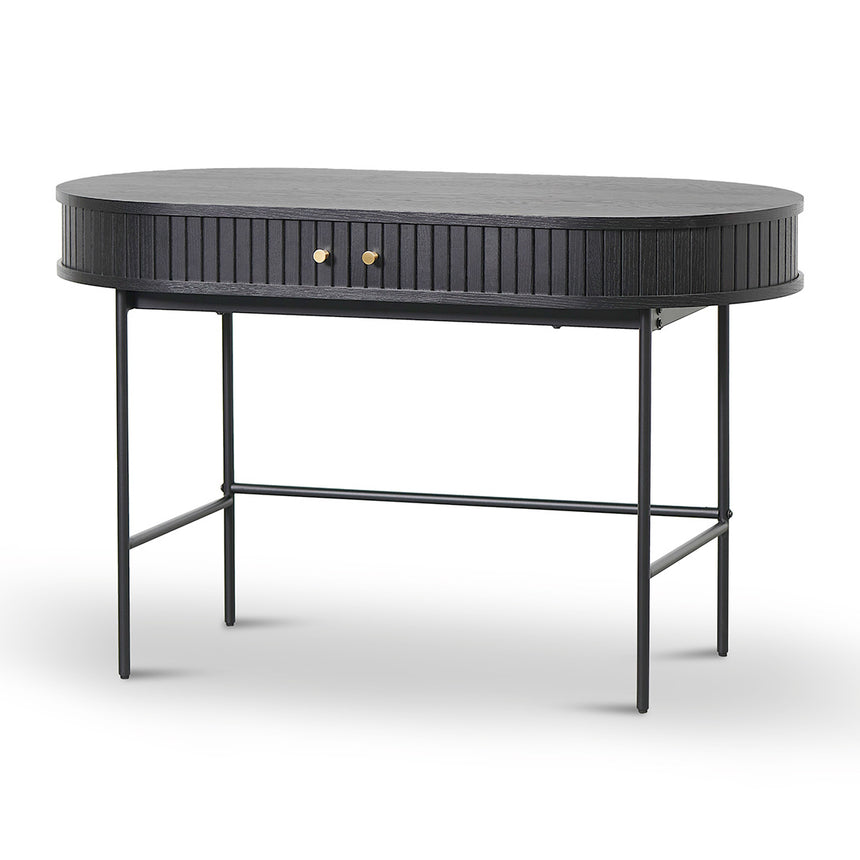 1.2m Home Office Desk | Full Black | Myka Home