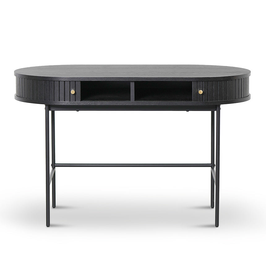 1.2m Home Office Desk | Full Black | Myka Home - View 5