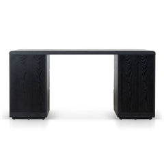 160cm Office Desk | Full Black | Myka Home