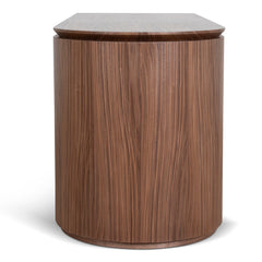 1.77m Right Drawer Office Desk | Walnut | Myka Home