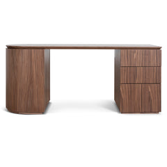 1.77m Right Drawer Office Desk | Walnut | Myka Home