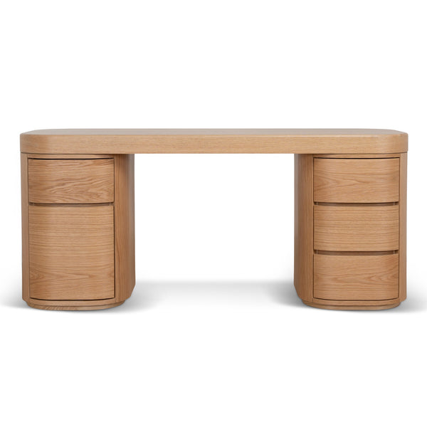 1.7m Office Desk | Natural Oak | Myka Home - View 2
