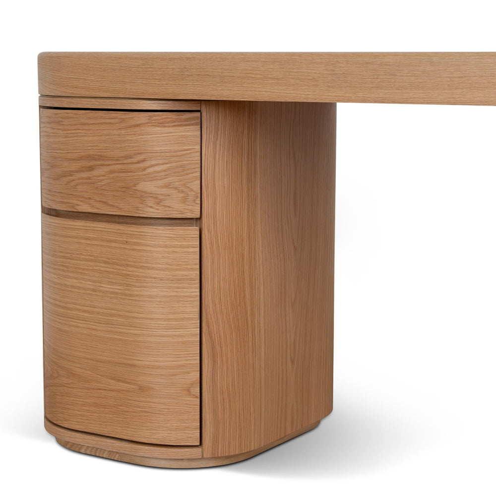 1.7m Office Desk | Natural Oak | Myka Home - View 5