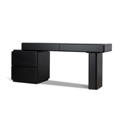1.6M Office Desk | Black Oak | Myka Home