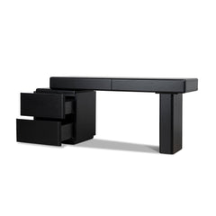 1.6M Office Desk | Black Oak | Myka Home