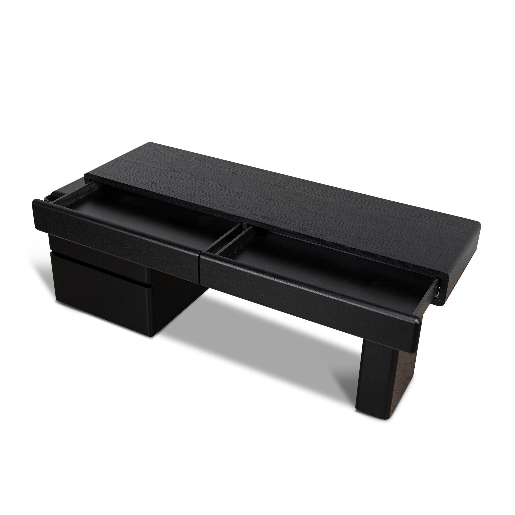1.6M Office Desk | Black Oak | Myka Home