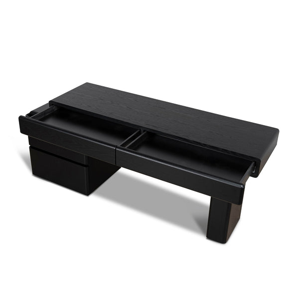 1.6M Office Desk | Black Oak | Myka Home