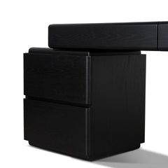 1.6M Office Desk | Black Oak | Myka Home