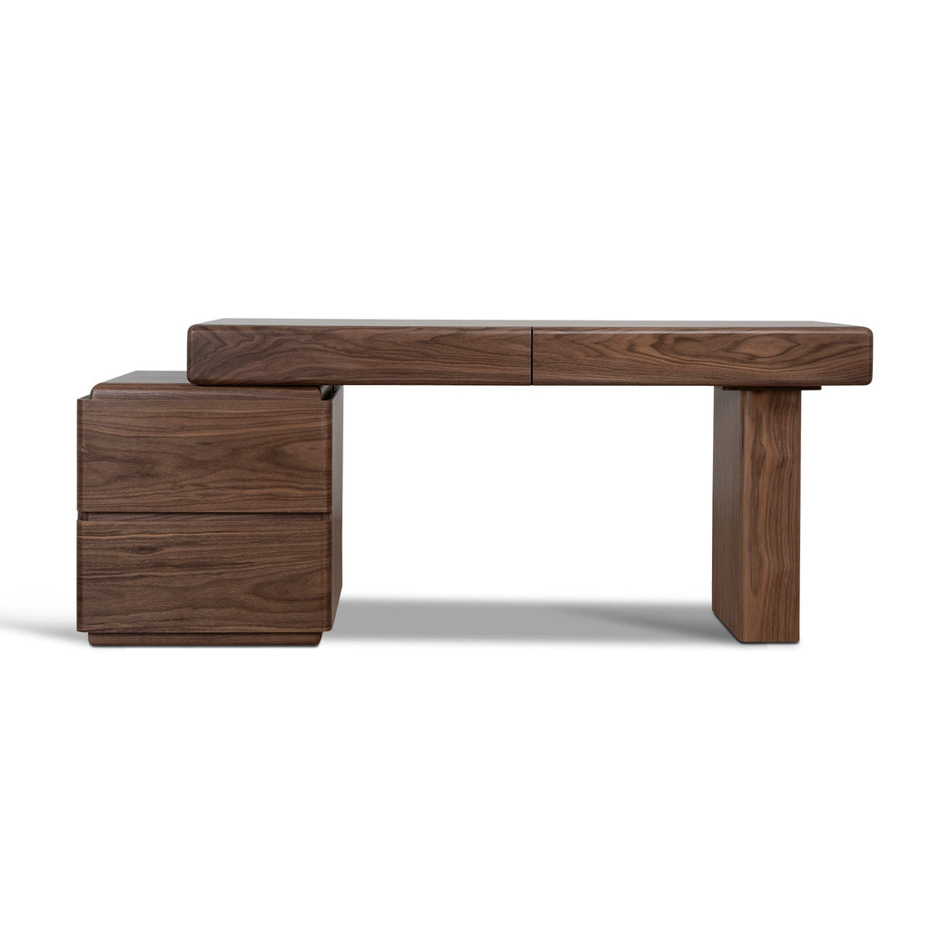 1.6M Office Desk | Walnut Veneer | Myka Home