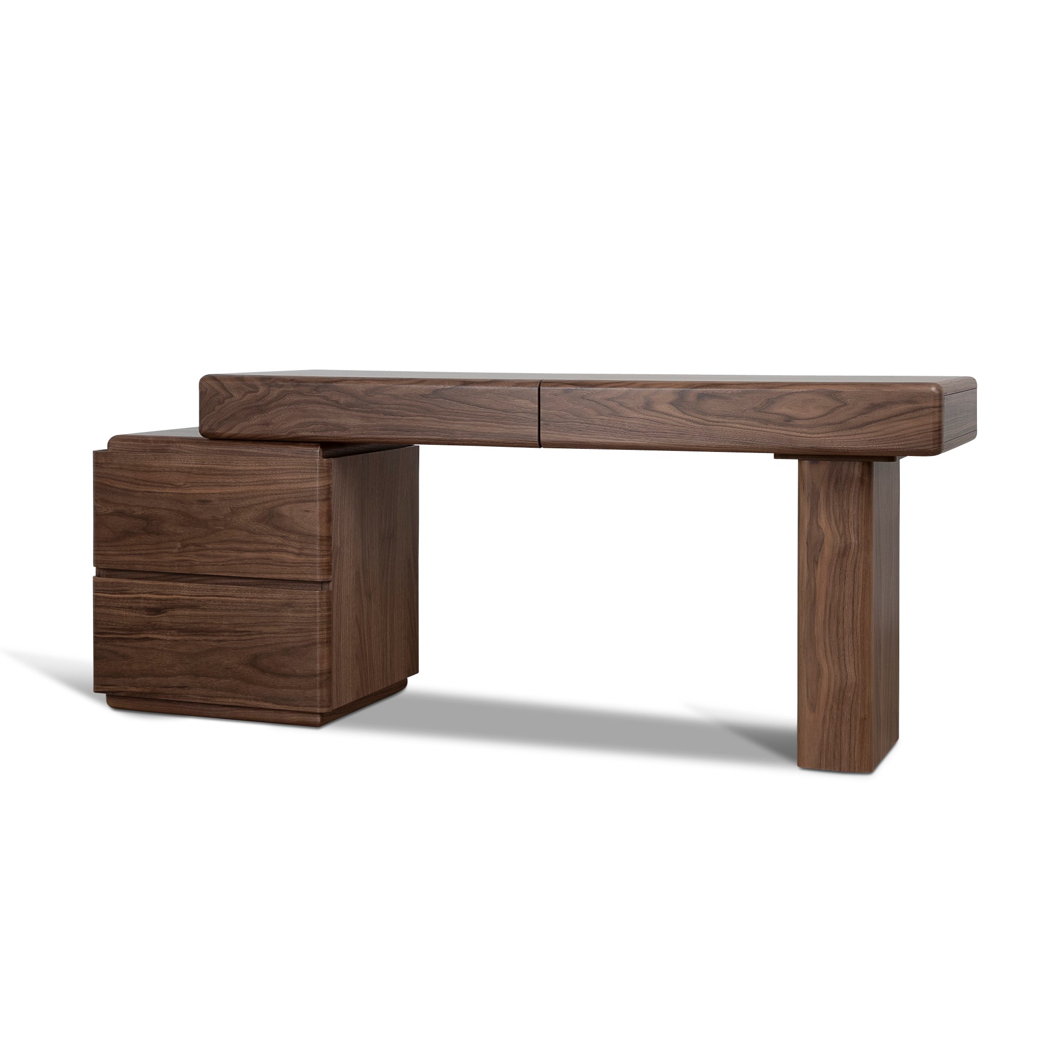 1.6M Office Desk | Walnut Veneer | Myka Home