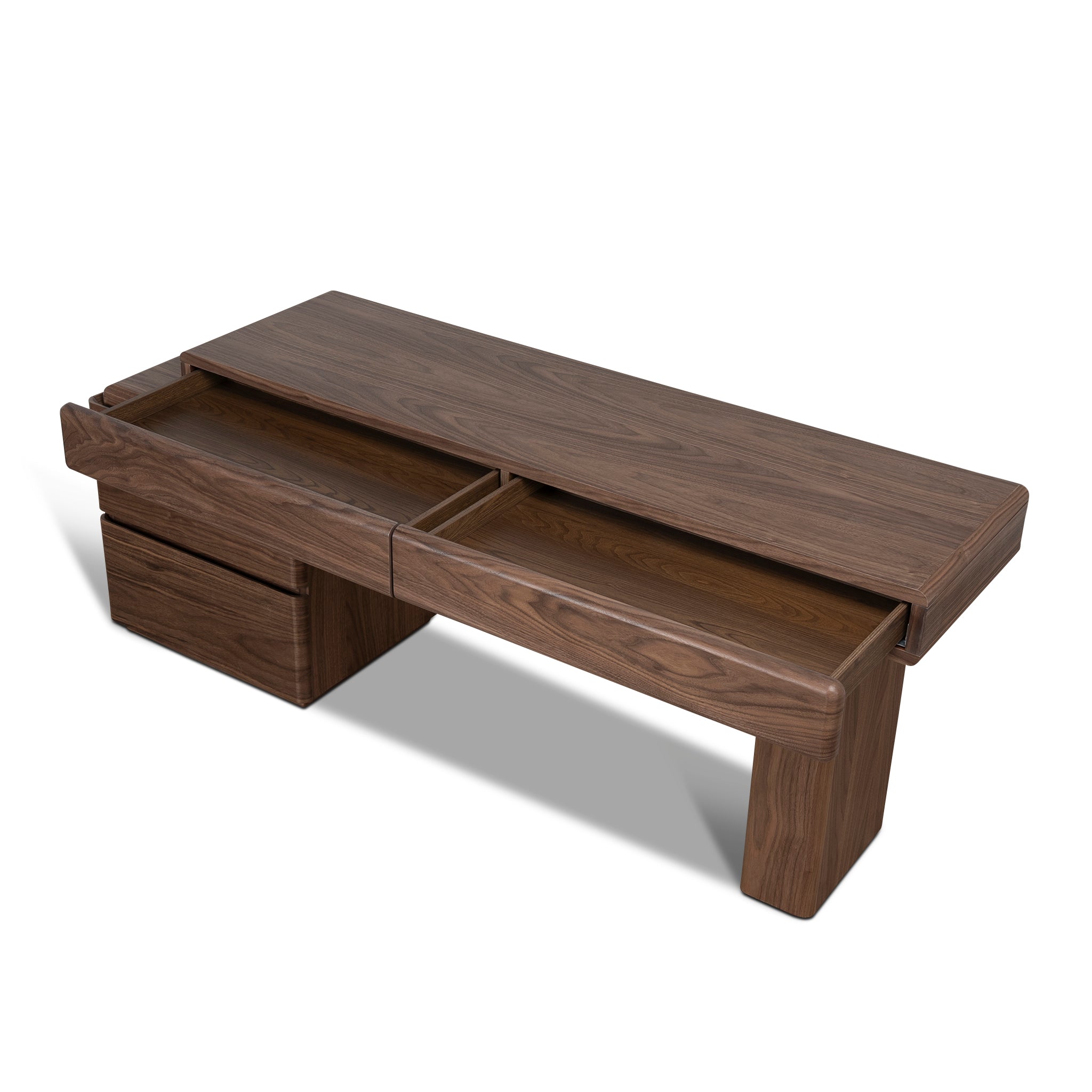 1.6M Office Desk | Walnut Veneer | Myka Home