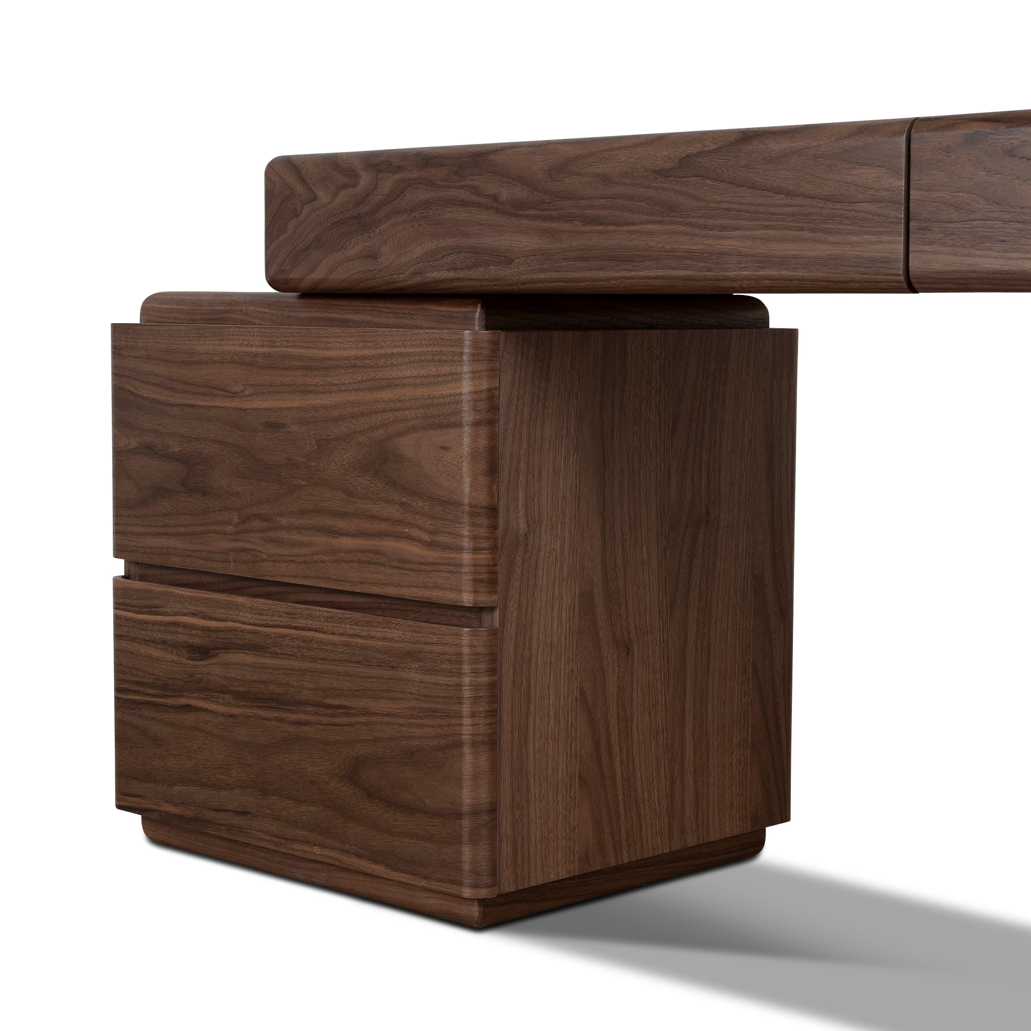 1.6M Office Desk | Walnut Veneer | Myka Home